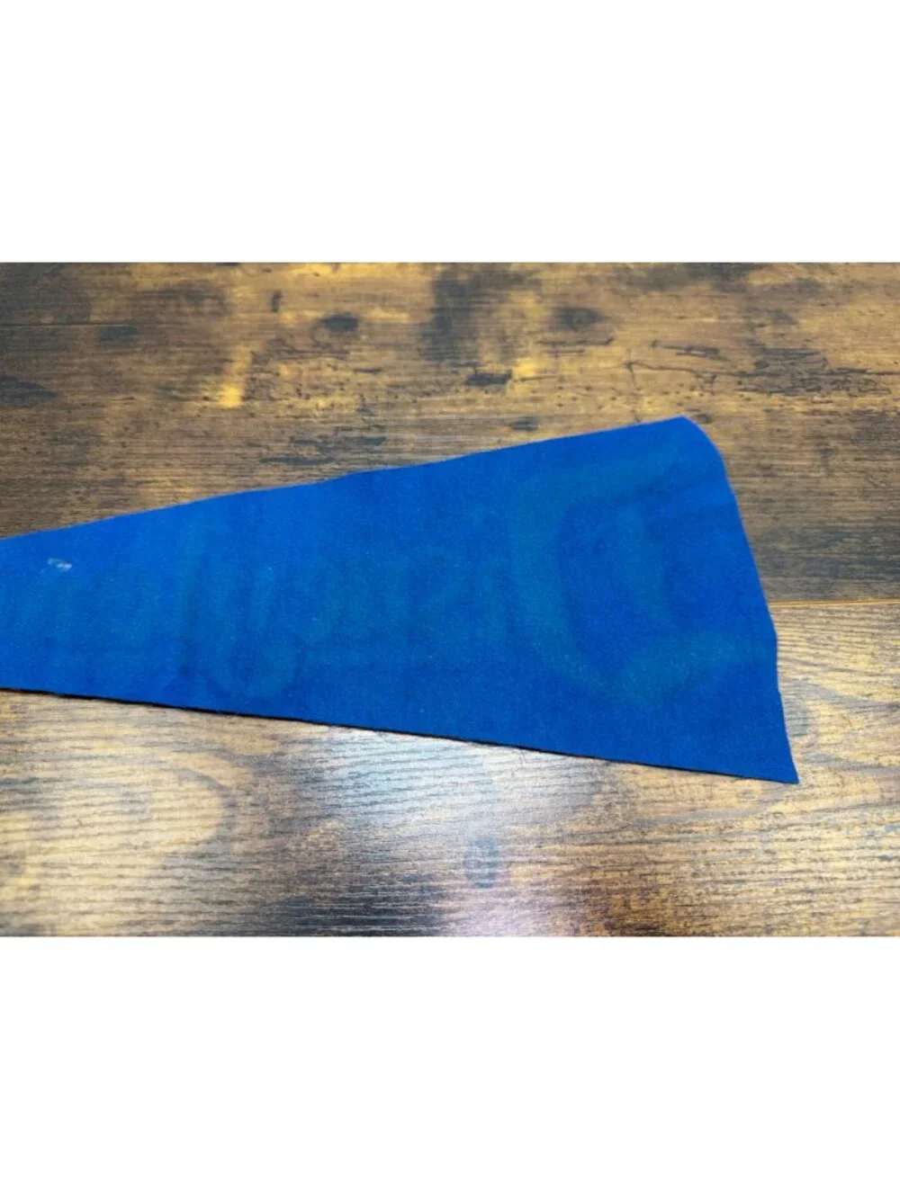Vintage Disneyland Felt Pennant Blue Memorabilia 18 inches altered